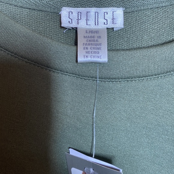 Spense New W/out Tags Faux Wrap T Shirt Dress - Picture 3 of 5